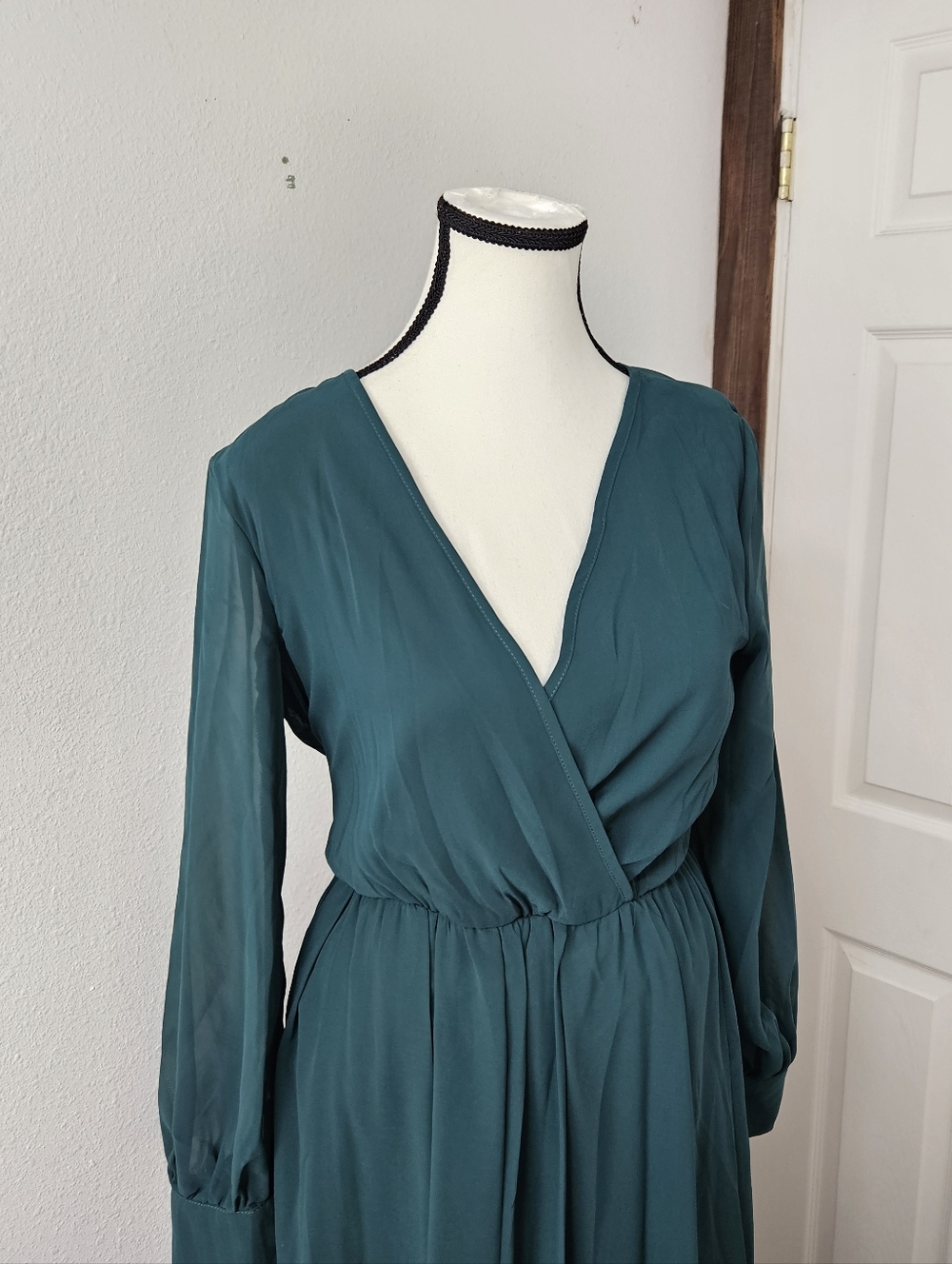 Baltic Born Hunter Green Lydia Maxi Dress Size Small New - Picture 5 of 10